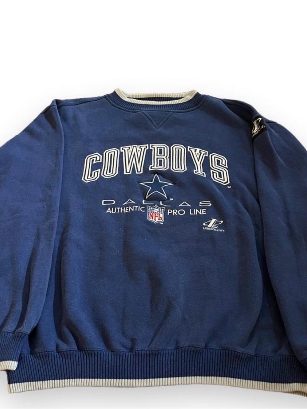 Vintage Dallas Cowboys Sweatshirt Mens XL Blue NFL Pro Line 90s